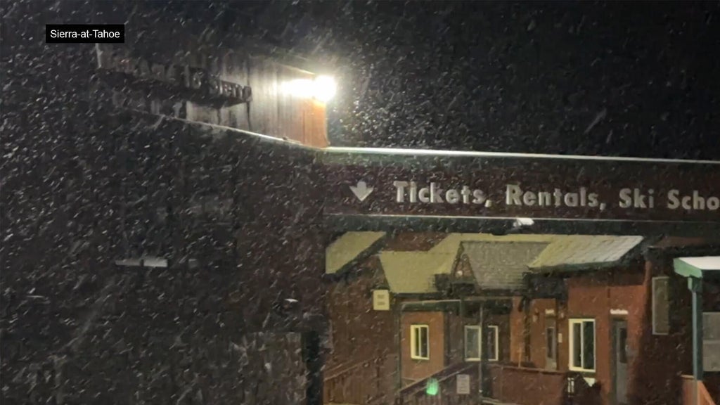 Northern California Sierra sees some early-season snow — CBS Bay Area (KPIX), Farmington Sports news