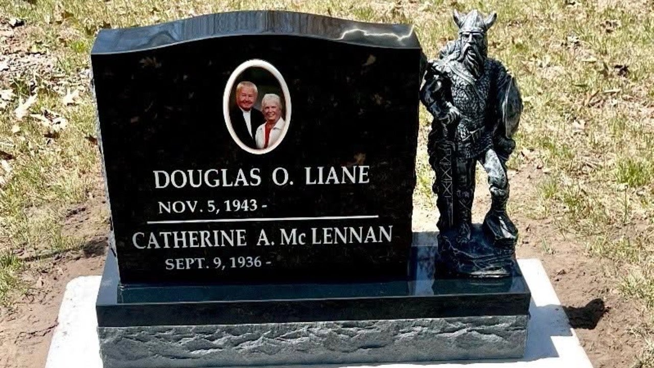 Minnesota couple seeking stolen Viking statue taken from Garrison Cemetery headstone — KSTP 5, Farmington Community news