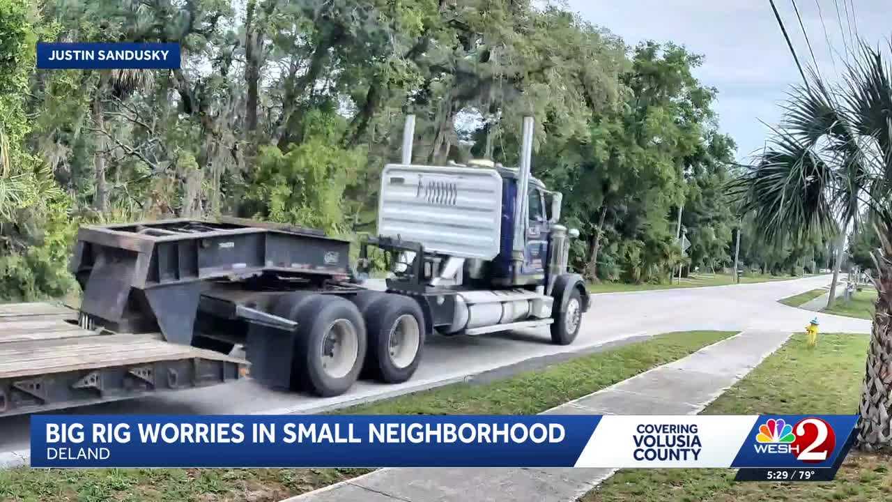 DeLand-area neighbors raise concerns about truck traffic on Marsh Road — WESH 2 Orlando, Farmington Real Estate news