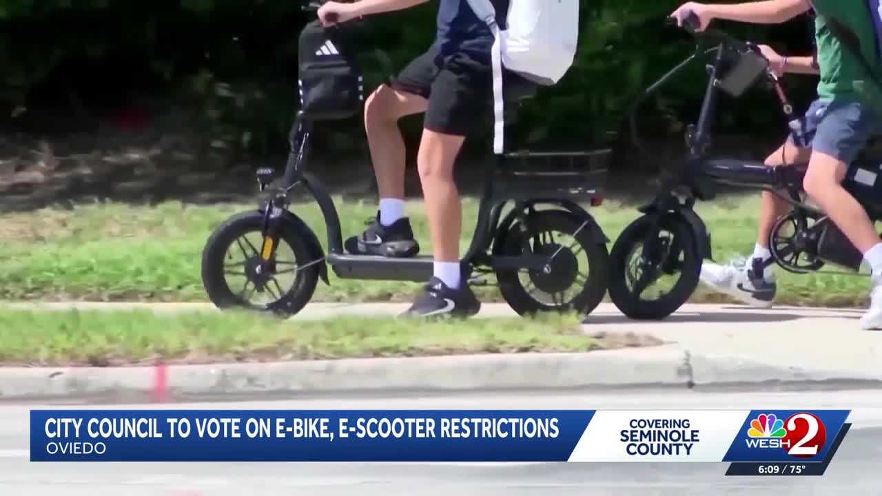 Oviedo city council to vote on micromobility rules to improve sidewalk safety — WESH 2 Orlando, Farmington Government news