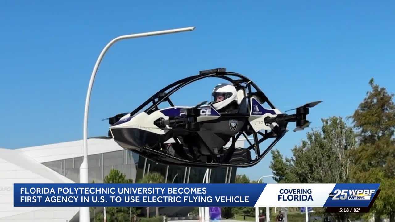 Florida Polytechnic University develops electric flying vehicle for police emergencies — WPBF West Palm Beach, Farmington Community news