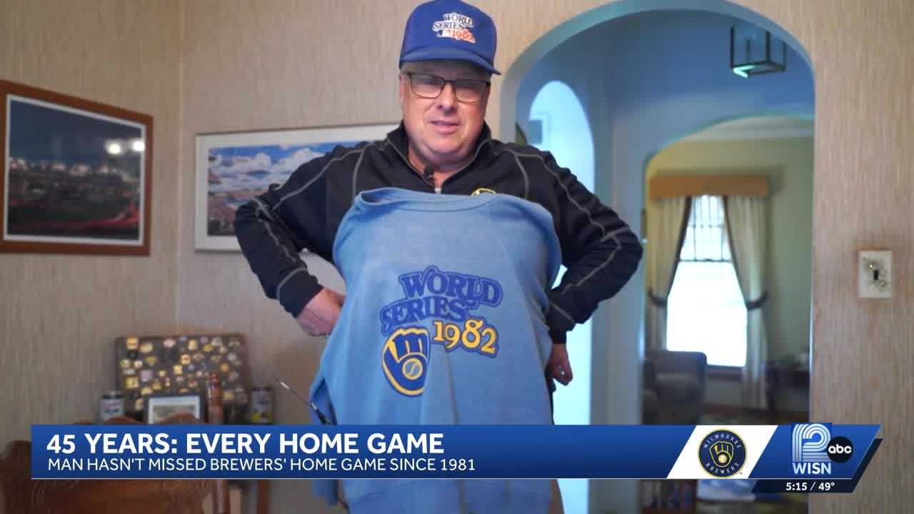 He hasn't missed a game since 1981, now he's hoping for a World Series win — WISN 12 Milwaukee, Farmington Sports news