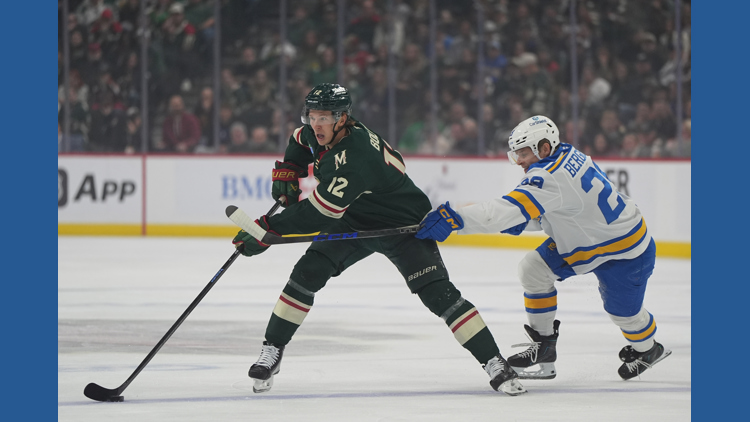 Matt Boldy has 5th career hat trick and Wild beat Blues 5-4 — KARE 11 Sports, Farmington Sports news