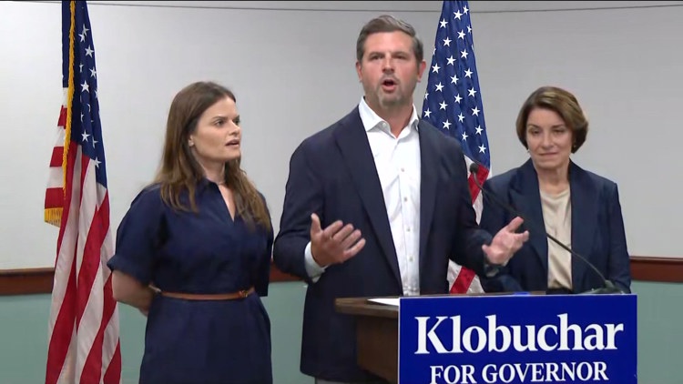 Parents of Harper Moyski backing Amy Klobuchar for governor — KARE 11 Local, Farmington Community news