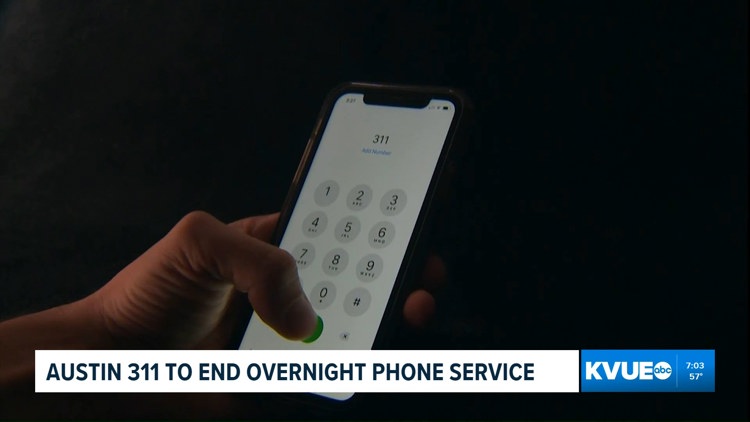Austin 311 non-emergency call center to close overnight service starting Nov. 1 — KVUE (Austin), Farmington Community news