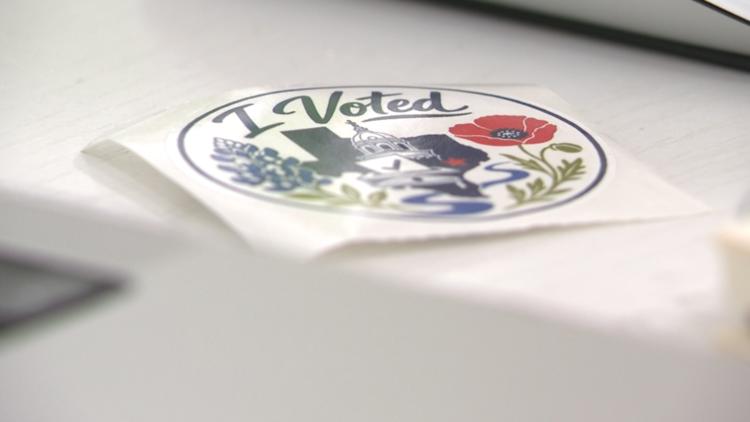 Too young to vote, but making her mark | Williamson County teen designs winning 'I Voted' sticker — KVUE (Austin), Farmington Schools news