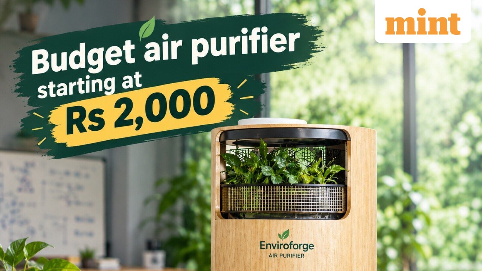 IIT Bombay scholar builds low cost air purifier starting at ₹2,000, can bring down AQI by 85% - How he did it? Details — Mint India, Farmington Technology news